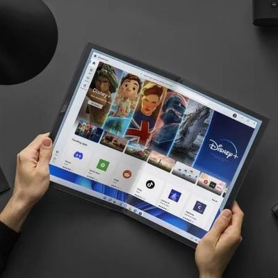 Φορητή αναδιπλούμενη οθόνη Ultra Thin UTG Glass για HD Laptop Notebook Computer