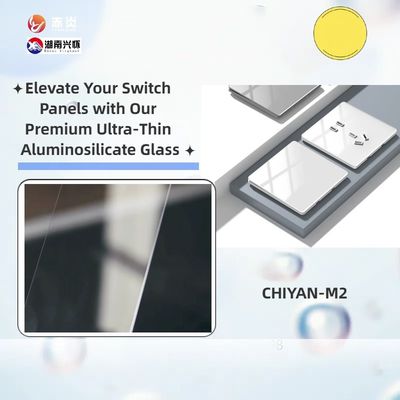 Αντι-Αναλαμπή Πίνακα διακόπτη γυαλί 1.1mm Υπερ επίπεδη επιφάνεια Κανονικό μέγεθος 1300*1100mm Σκληρότητα μολύβι 9H ανθεκτικό στις γρατσουνιές